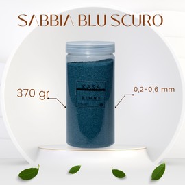 moorg 370g Oil Green Coloured Sand for Decorations - Coloured Sand for Glass Vases, Sand Rite, Thin 0.2-0.6mm, Great for Your Decorative Ideas