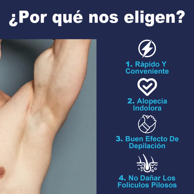 Crema Depilatoria Íntima Masculina Suave Y Segura