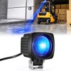 New Square LED Forklift Safety Lights Blue DC 12-100V Forklift