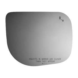 Burco 5701B Passenger Side Replacement Mirror Glass Lens with Blind Spot Icon, No Rear Mount, Compatible with Nissan Titan/Titan XD 2020-2024