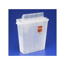 26656192 PT# 85221R Container Sharps In-Room Transparent Red 3gal 10/Ca by, Kendall Company -26656192
