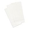 White Cloth Like Dinner Napkins - 1/6 Fold 12"x16" Single