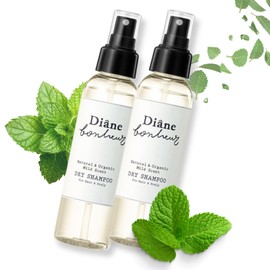 Diane Bonheur Natural Dry Shampoo for Oily Hair & Sensitive Scalp & Body Women and Men, Hydrating & Refreshing Hair Care with Rosemary & Lemongrass Extracts from Japan, MILD SCENT, 4.06 Fl Oz, 2EA