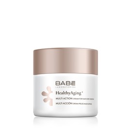 Laboratorios Babé - Multi Acción Crema para piel madura | HealthyAging+ | Facial Hidratante 50 ml | Antiarrugas | Nutritiva | Hidratación Profunda | Aspecto Luminoso | Antioxidant
