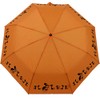 Doppler Mini Pocket Umbrella Open-Close Automatic Cats, orange