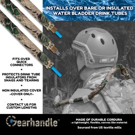 Prym1 Non-Insulated Drink Tube Sleeve. Camo Your Tactical Hydration Backpack Bare or Insulated Water Bladder Drink Tube Hose Covers. (36" Inches, Prym1 Multi-Purpose)