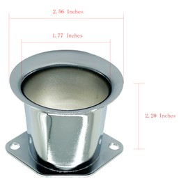 UcarSoon Velocity Stacks Air Horn Trumpet Replacement for Weber 40 44 45 48 IDF IDA PHH DCOE (6 PCS)