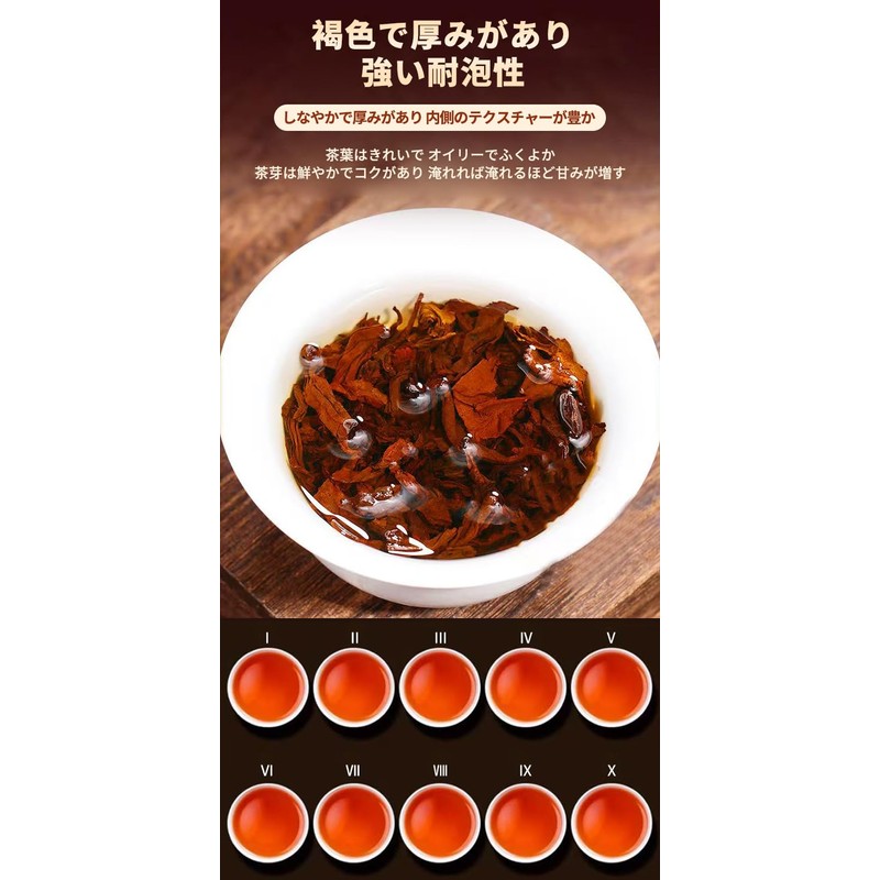 Mature Pu'er Tea, Dark Tea, Aged Scent, Deep Flavor, Mellow