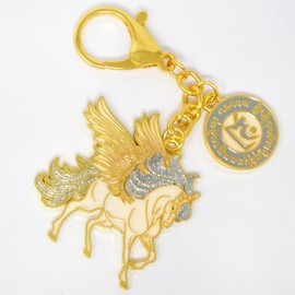 Isui Unicorn Feng Shui Goods, Key Chain, Lifelike Horse, Business, Positive, Feng Shui Animal Amulet, white
