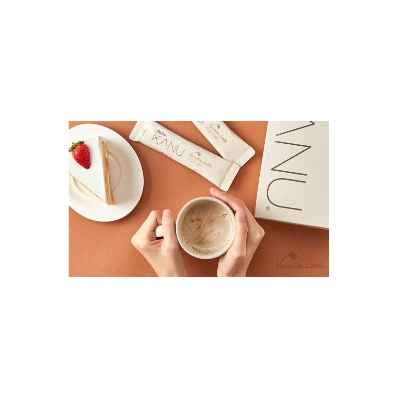Kanu Maxim Latte Instant Coffee (Vanilla (17.3g x 8T))