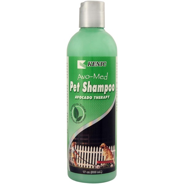 Kenic Ultra Nourishing AVO-Med Pet Shampoo, Made in USA with Naturally Derived Ingredients, Soap & Paraben Free, pH Balanced