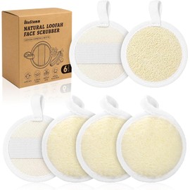 Exfoliante facial de lufa natural – Pack de 6 almohadillas ÖkoStamm