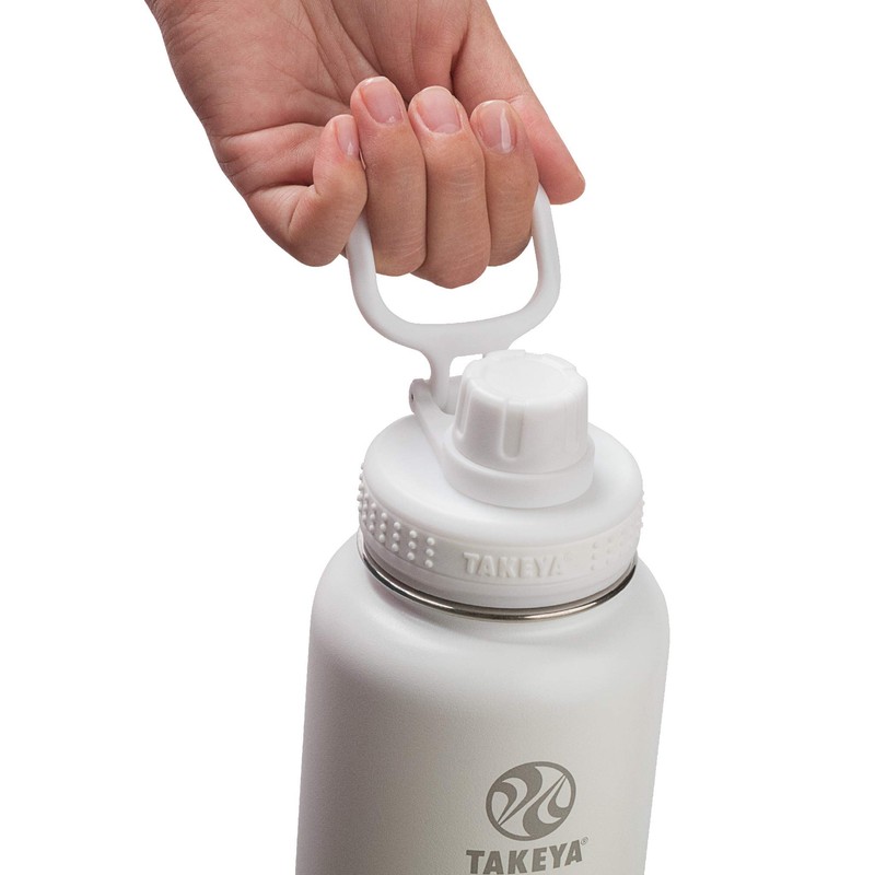 Takeya Actives Insulated Stainless Water Bottle with Insulated Spout Lid,