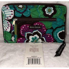 Bella Taylor Quilted Wrist Strap Wallet In Javabloom