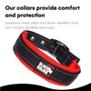 Black Rhino Dog Collars for Medium Dogs - Adjustable Reflective