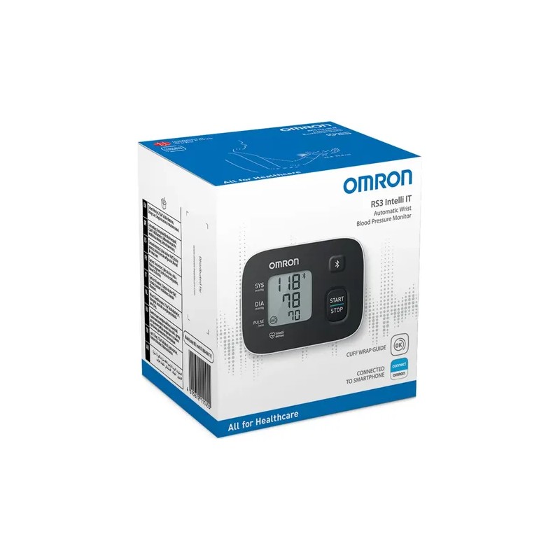 Omron Baumanómetro Rs3 Intelli It De Muñeca Con Bluetooth Ne