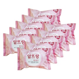 LG Altrang Economical Long-lasting Soap Pink Rose 140g 10 Facial Washes / 엘지 알뜨랑 알뜰하게 오래쓰는 비누 핑크로즈 140g 10개 세안