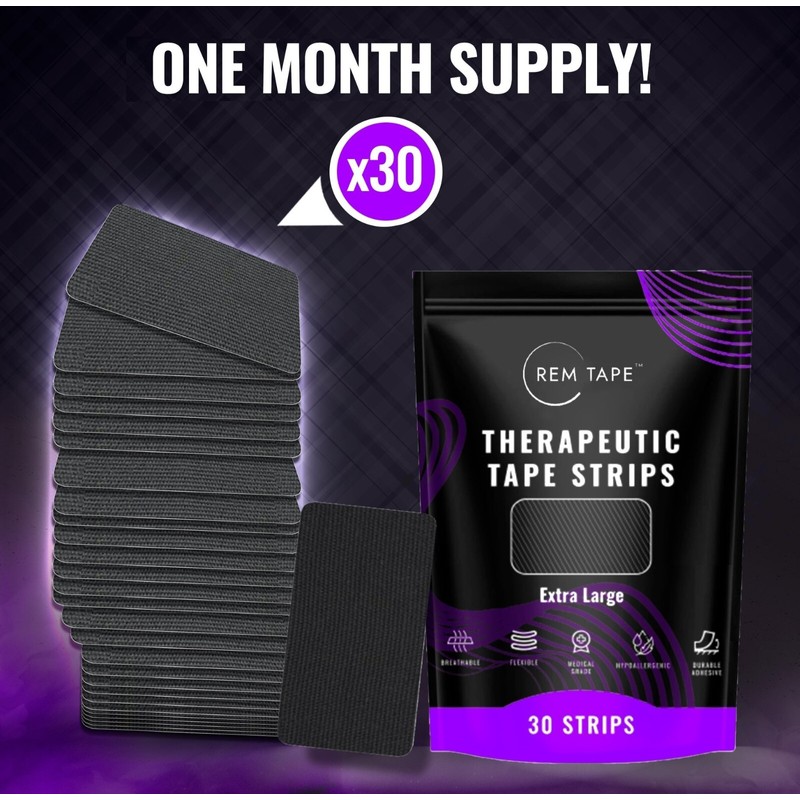 REM Tape™ (XL Size) Premium Therapeutic Tape (30 Pcs)