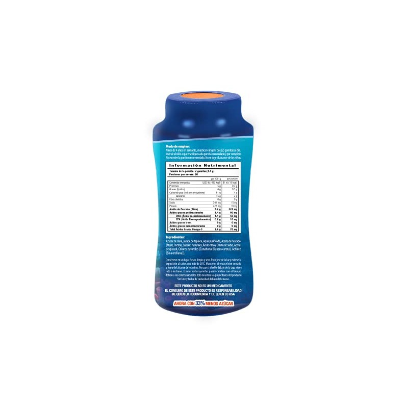 Nemo Omega-3 DHA Gummies | Colores y Sabores Naturales |