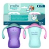 Evenflo Balance+ Trainer Cups for Babies 6+ Months, Purple and