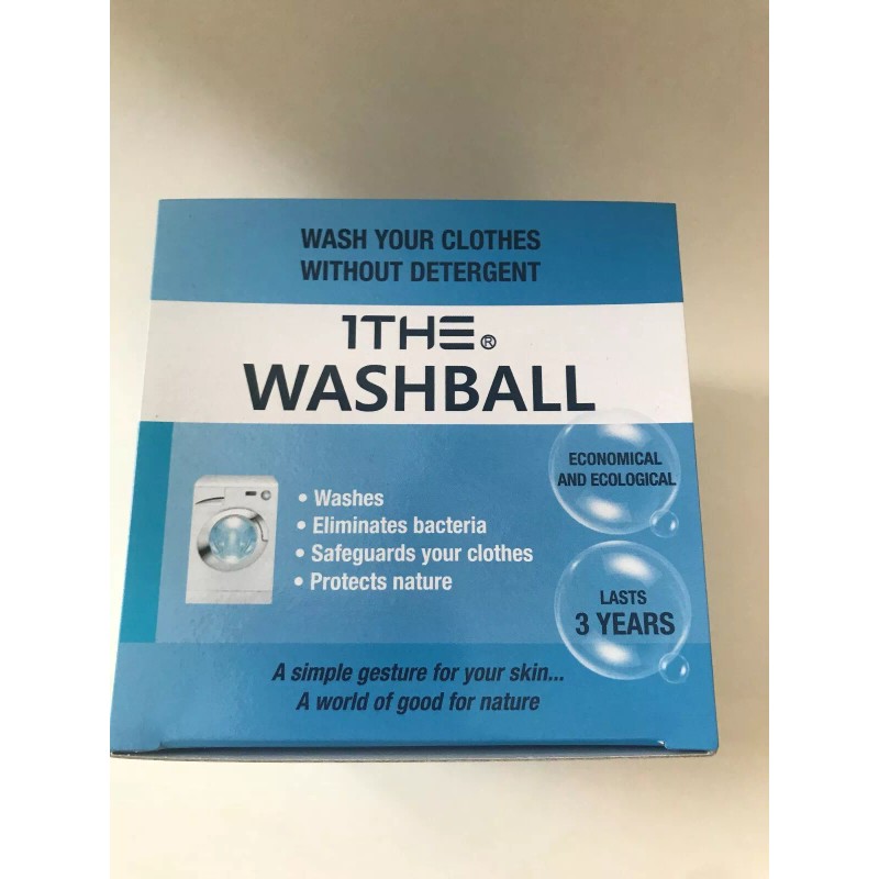 1THE WASHBALL Washing Ball Lasts 3 Years No Chemicals Dyes