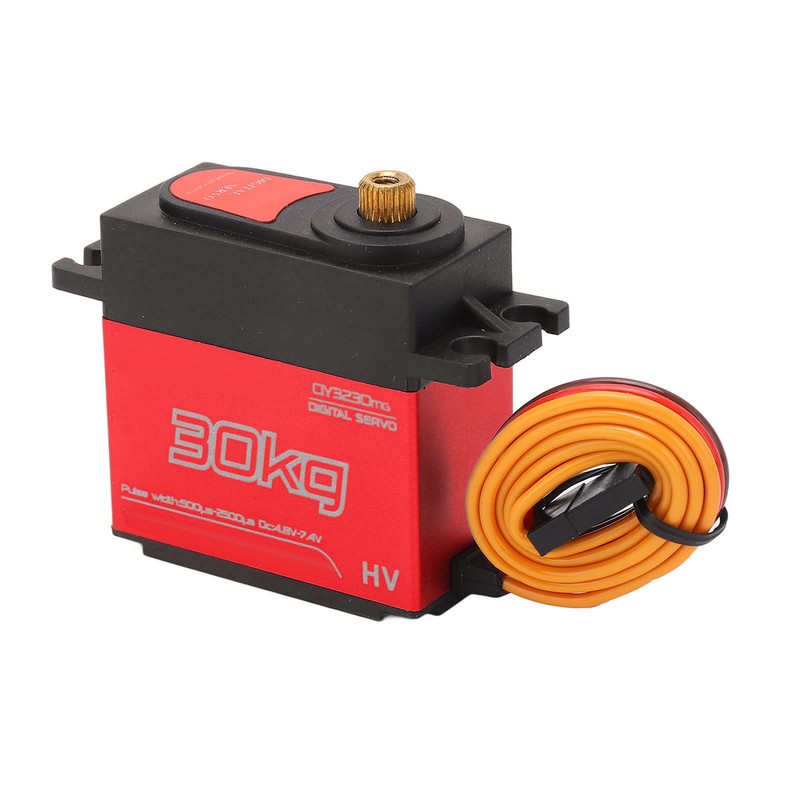 RC 30KG Servo Quick Response Aluminum Alloy 180 Degree Waterproof