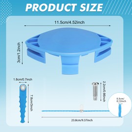 Eyoloty 36 Pack KS 120X Replacement Twisted Line 0.12" Compatible with Kobalt 40-Volt Max KST120X-06 KST 2040-06 KDLA 3040-03 Weed Eater String Trimmer Edger,Trimmer Line for Kobalt Trimmer(43 Pack)