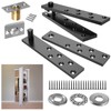 Hidden Door Hinge Pivot Hardware 360 Degree Rotation Murphy Bookcase,