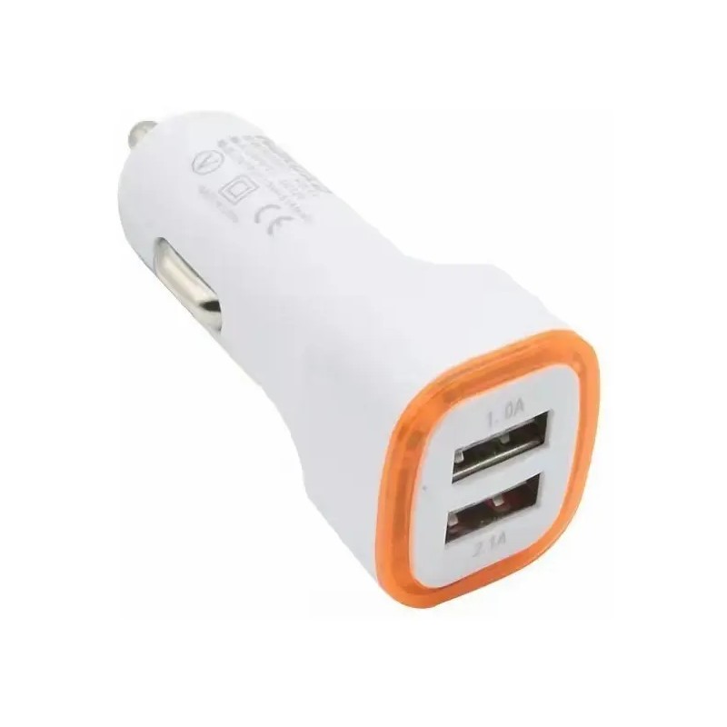 Cargador Usb 5v Doble Dual Para Auto Vehículo Coche Carga