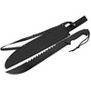 Szco Supplies 25" Full-Tang Saw Back Machete with Nylon Sheath