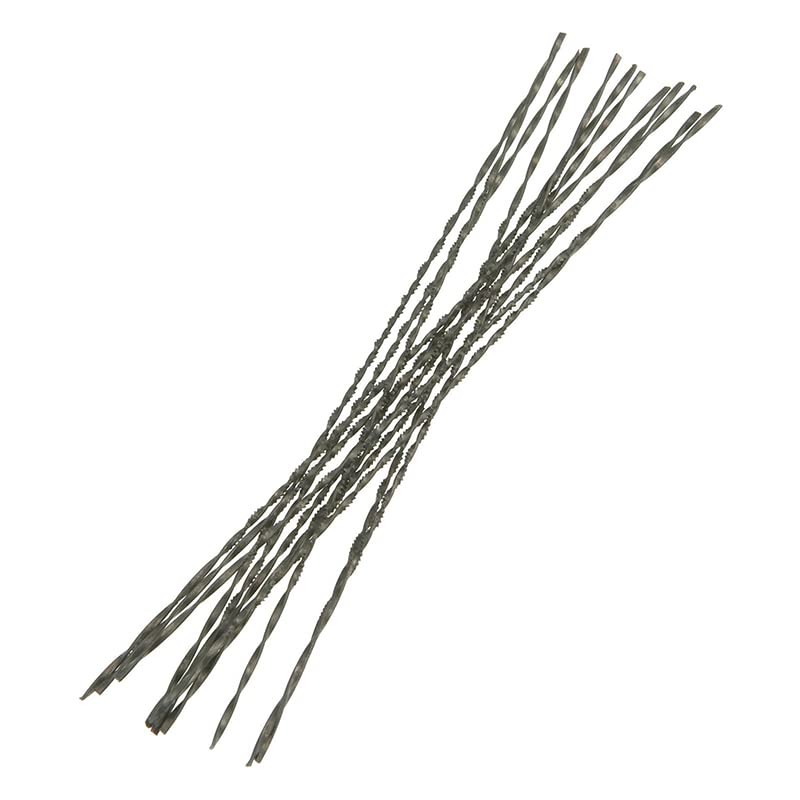 FOXBC Spiral Scroll Saw Blades - Plain End (#4 Fast