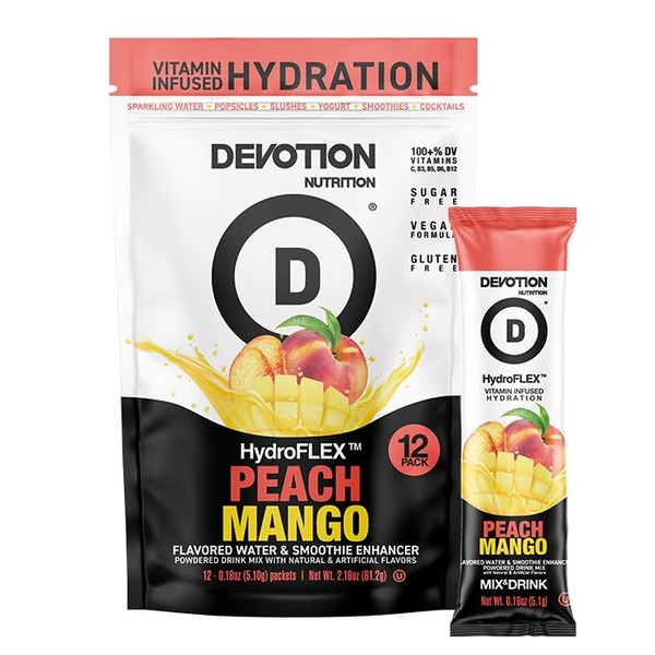 Devotion Nutrition HydroFLEX Water Flavoring Packets – Sugar-Free Hydration with