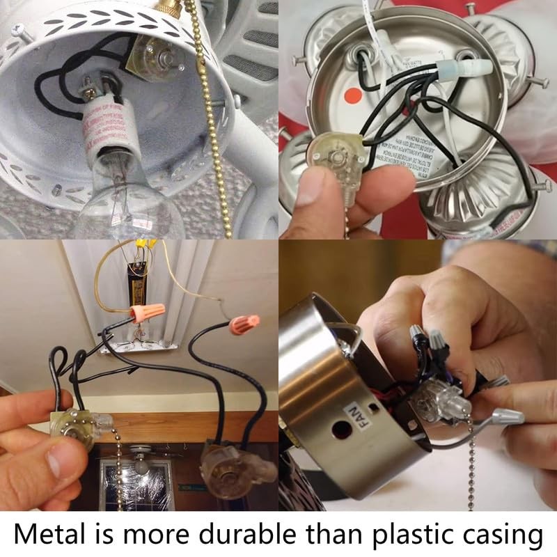 Ceiling Fan Light Switch ZE-109M Pull Chain Switch On Off