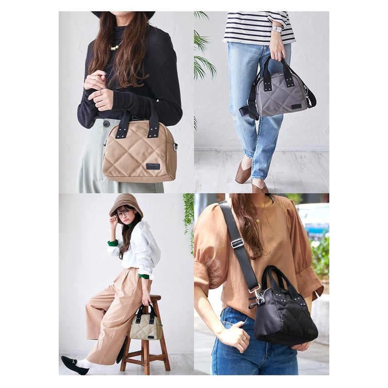Liz Days Women's 2-Way Tote Bag, Shoulder Bag, Crossbody Hanging,