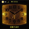 Rhythm (RHYTHM) Alarm Clock Analog Electronic Sound Alarm Dark Place