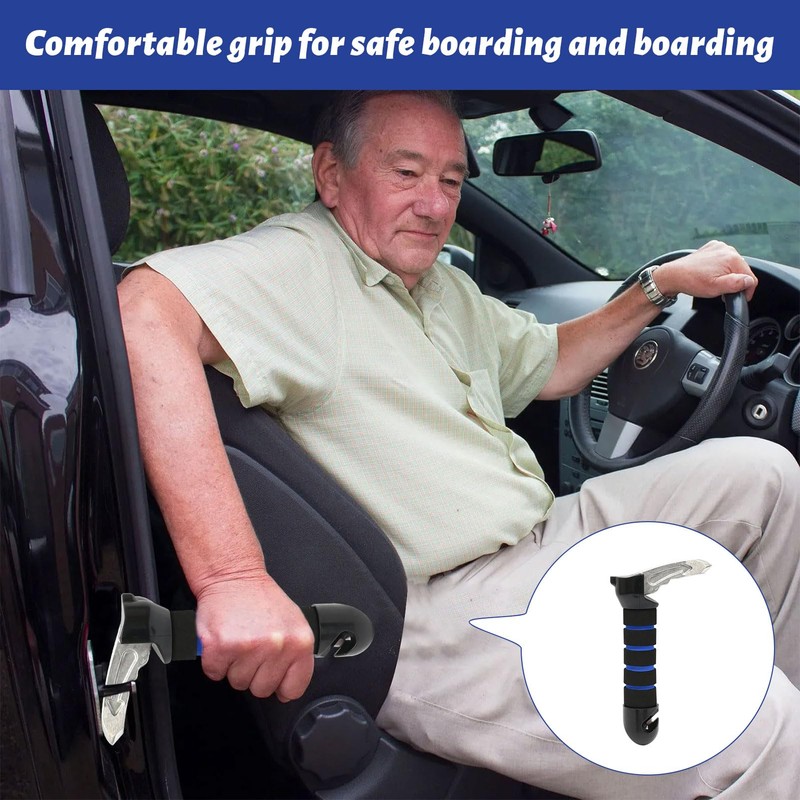 Qianeffort Car Handle Mobility Aid,3 in 1 Handly Car Door,Multifunction