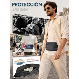 Travel Inspira Cangurera Oculta Antirrobo para Viaje, Protección Segura