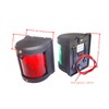 Boat 12V/24V Navigation Signal Light, IP66 Waterproof LED Indicator Red