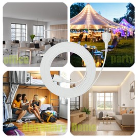 02 Black 6FT 1 Pack Extension Cord