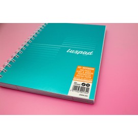 Silvine Luxpad Metallic A5 FSC Wirebound Notebook - Lined (200 Pages)