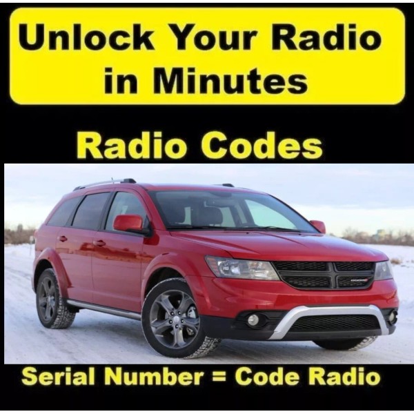 Dodge DODGE JOURNEY CAR RADIO ANTI-THEFT UNLOCKING CODE FAST SERVICE