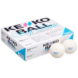 KENKO TSSW-V Soft Tennis Balls, Standard, White, 1 Dozen (12 Pieces)