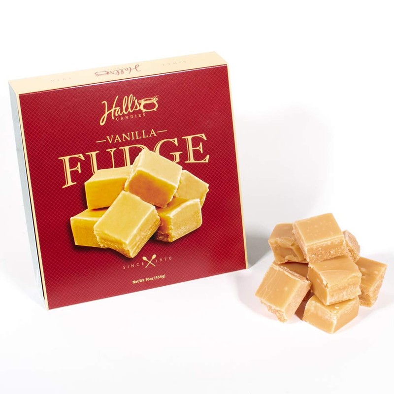 Hall's Vanilla Fudge, 1 Pound