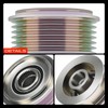 A-Premium Alternator Freewheel Clutch Pulley, 6 Grooves, Compatible with Land