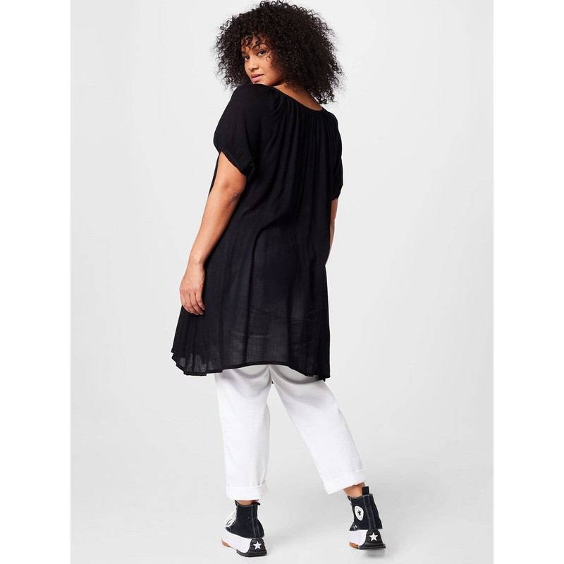 Kaffe Curve Women's Plus Size Tunic Short Sleeves Loose Fit