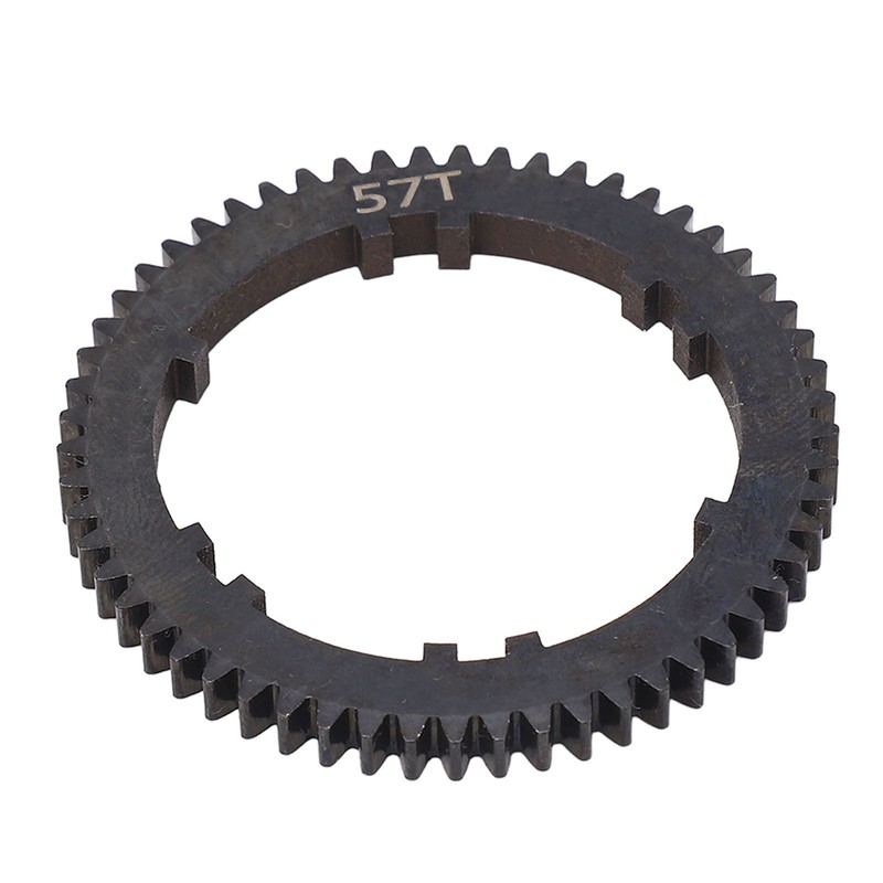 RC Gearbox Gear Black Smooth Rolling Increase Speed 57T Steel