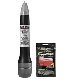Dupli-Color AFM0229 OxWhite Exact-Match Scratch Fix All-in-1 Touch-Up Paint for Ford Vehicles (A9,YO,YZ,9L) Bundle with Prep Wipe Towelette (2 Items)