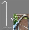 Artiwell Outdoor Shower Fixture System,with Rustproof Riser and Riser Extension,