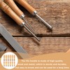 Pack of 12 File Handles, Wooden Handle, File Handle, Wood