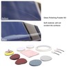 20 Pieces Watch Glass Polishing Kit Buffing Powder Felt Pad